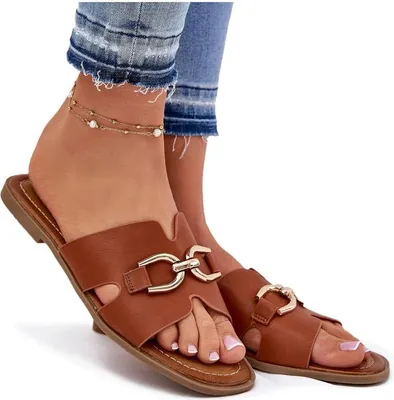 Produktbild von Damen Flache Sandalen Mit Dekorativem Detail Camel Amiresna 39