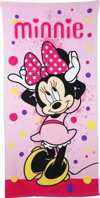 Produktbild von Disney Minnie Maus Mikrofaser Strandtuch Badetuch XL 70x140
