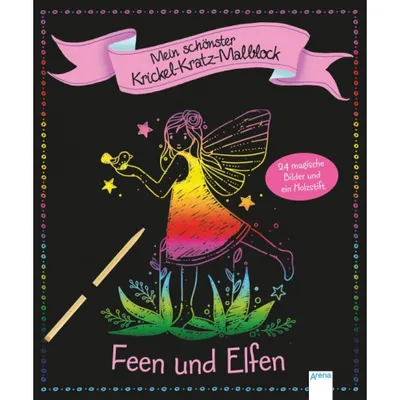 Image de Mein schönster Krickel-Kratz-Malblock. Feen und Elfen