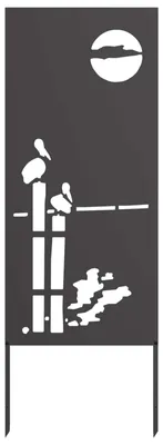 Image de vidaXL Toile pare-vue jardin noir 50 x 140 cm