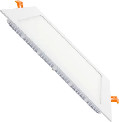 Produktbild von LED Einbaustrahler flach 18W Eckig SuperSlim Schnitt 205x205 mm 3000K Warmweiß