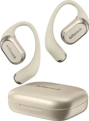 CT3 Pro - Knochenleitungskopfhörer - Open-Ear - Ohrbügel - Kabellos - Aktive Geräuschunterdrückung - Balanced-Armature-Treiber - Beige