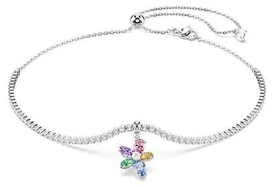 Produktbild von Swarovski x Ariana Grande Halsband, Verschiedene Schliffe, Blume, Mehrfarbig, Rh