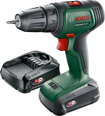 Produktbild von Akku-Bohrschrauber UniversalDrill 18V, 2x Akku PBA 18V 1.5Ah