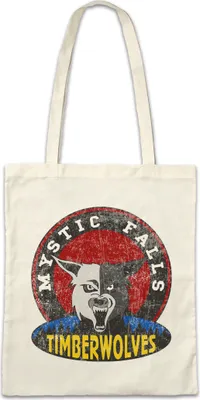 Produktbild von Urban Backwoods Mystic Falls Timberwolves, Stofftasche, Farbe: Beige