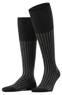 Productafbeelding van FALKE Shadow kniekousen, grijs-wit (3030), maat 39-40