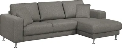 Produktbild von home24 Ecksofa mit Longchair - Strukturstoff