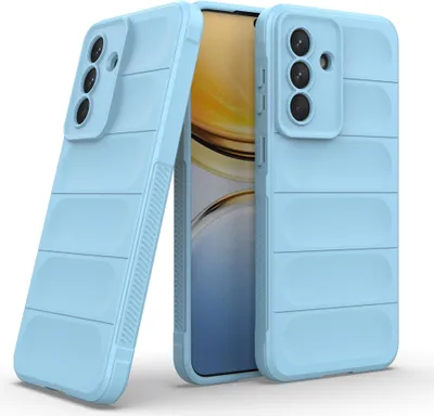 Produktbild von Handy Hülle für Samsung Galaxy A57 5G Grip Case Cover Schutzhülle Softgrip Farbe: Hellblau