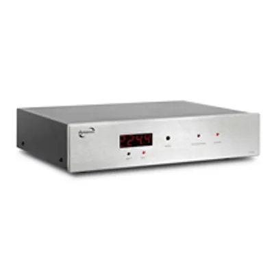 Image de Filtre réseau HiFi Dynavox X7000S, prise multiple avec 6 emplacements, avec lampe de contrôle LED pour la position de phase correcte et écran, argenté