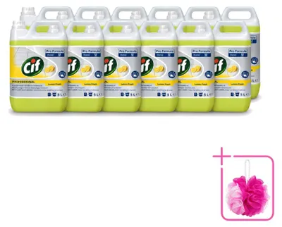 Produktbild von 12 x Cif Allesreiniger Zitrone 5 l - Sparpackung - 12 Stücke