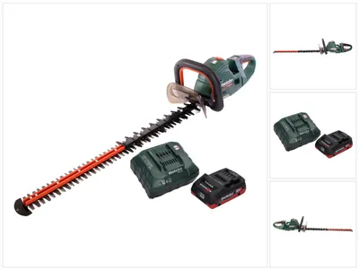 Obrázek produktu pro Metabo HS 18 LTX BL 75 akumulátorové nůžky na živý plot 18 V 75 cm bezkartáčové + 1x akumulátor 4,0 Ah + nabíječka