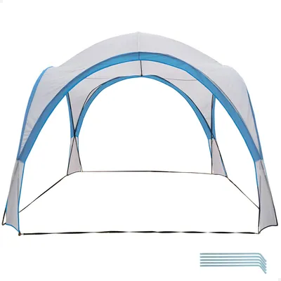 Imagen del producto de Tienda de campaña, ligera, de 320x320x260 cm, con protección solar, ideal para jardín y playa