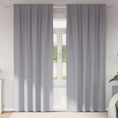 Produktbild von Stabli Möbel Verdunkelungsvorhänge mit Vorhängen Hellgrau Polyester - Gardinen & Vorhänge CC5625969 1parcel