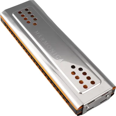 Obrázok produktu pre tremolo harmonika 2 v 1, harmonika, duralový kľúč C&G, 24 dvojitých otvorov so 48 jazýčkami, voľný jazýčkový nástroj, polstrovaná krabica, čistiaca handrička
