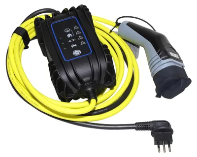 Original VW Ladekabel Elektroauto Typ 2 230V Steckdose ITALIEN ITALY STANDARD – Produktansicht