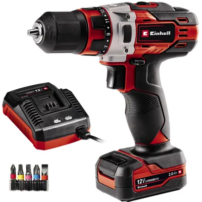 Imagen del producto de Taladro atornillador inalámbrico Einhell TE-CD 12/1 Li (1 batería de 2,0 Ah)