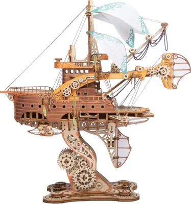 Zdjęcie produktu dla Puzzle 3D, Statek dookoła świata w 80 dni, HC, Drewno, 421 elementów