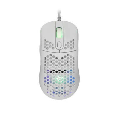 Produktbild von White Shark GALAHAD White, Beidhändig, Optisch, USB Typ-A, 7200 DPI, Weiß