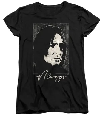 Produktbild von Harry Potter - "Always" T-Shirt für Damen, Valentinstag, Anliegend TV36043 (S) (Schwarz)