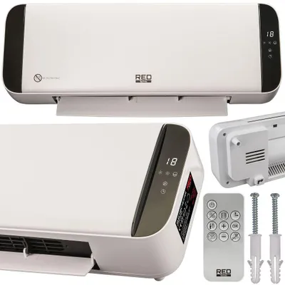Produktbild von Red Technic Luftschleier 2000W Keramik-Heizung RTGC0056 LCD