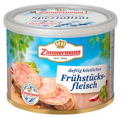 Image de Zimmermann viande pour petit déjeuner composant de viande savoureuse 200g