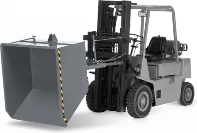 Produktbild von RR Industrietechnik Spänekipper Typ RUK-S 1240x1520x800mm 750dm³ RAL 7005 Mausgrau