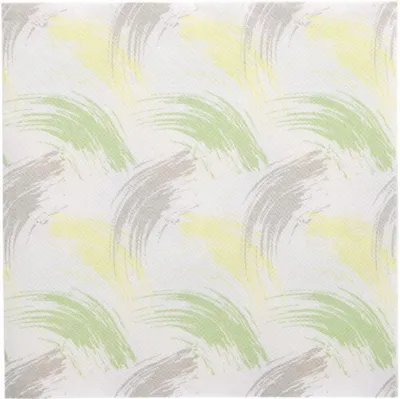 Produktbild von Servietten "ROYAL Collection" 1/4-Falz 40 cm x 40 cm limonengrün "Brushstroke"