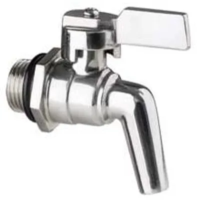 Immagine prodotto di Rubinetto A Leva Acciaio Inox Per Fusti E Serbatoi - M 1/2"