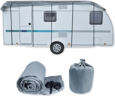 Produktbild von Dachschutzplane für Wohnwagen, XL, UV-resistente Schutzhülle für ihren Camper