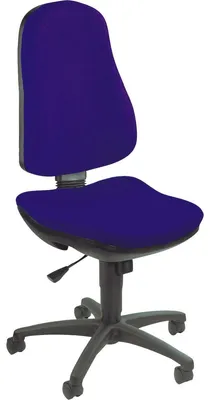 Produktbild von Topstar Bürodrehstuhl Support® SY ohne Armlehnen, royalblau