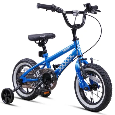 Kinderfahrrad, 12 Zoll, Stahlrahmen, Blau