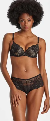 Produktbild von Aubade Night Bird Voorgevormde Push-Up Bh RDN08 Zwart - größe 75 / D