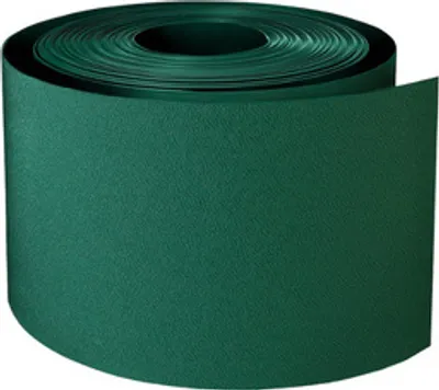 Produktbild von FORTENA Polypropylen Zaun Sichtschutzstreifen – 26 m lang, 19 cm hoch, Sichtschutzband mit Form Orange Skin - in DREI Farben, optimaler Sichtschutz für Ihren Zaun RAL 6005 (Grün)