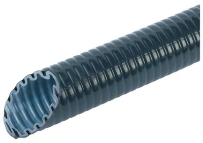 Produktbild von 25 Meter Kunststoffwellrohr FFKuS-ES-F-UV, AØ x IØ 32,0 x 24,1 mm, schwarz 25410032