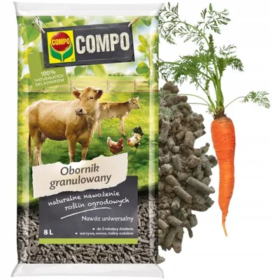 Produktbild von Granuliertes Gülle 8 l - Hochwertig - Nährstoffreich - Für Garten und Balkon - Mist - Granulatdünger - Natürlicher