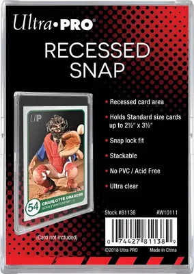 Produktbild von Ultra Pro - Recessed Snap Card Holder (63.5 mm x 88.9 mm)