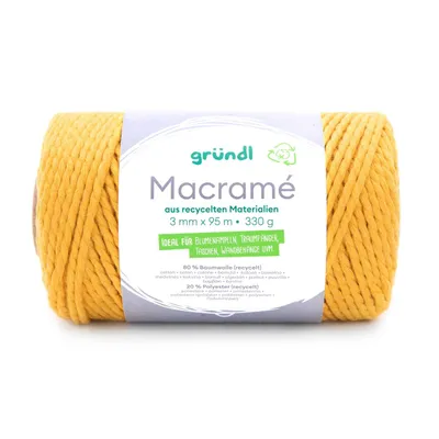 Produktbild von Gründl Baumwollkordel "Macramé", 3 mm, 95 m Farbe 04