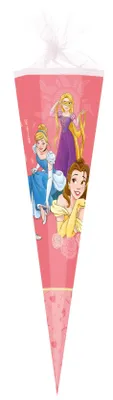 Produktbild von Nestler Schultüte Tüllv. 85 cm 6-eckig Princess Shine Disney