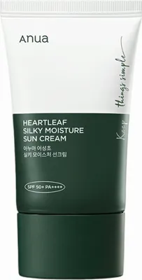 Produktbild von Anua Heartleaf Silky Moisture Sun Cream SPF 50+ PA++++, 50ml