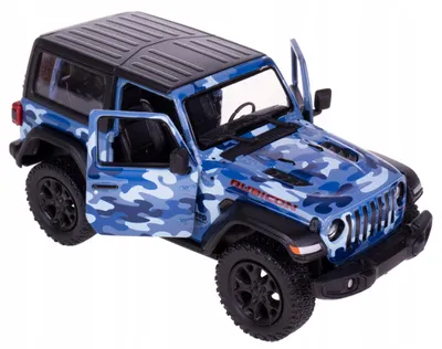 Produktbild von Kinsmart Jeep Wrangler Camo Modellauto Metall 1:34