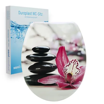 Produktbild von sanicomfort WC-Sitz Orchid, Duroplast, mit Absenkautomatik