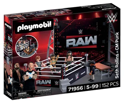 Obrázek produktu pro Sada sběratelských figurek PLAYMOBIL WWE® RAW – ring