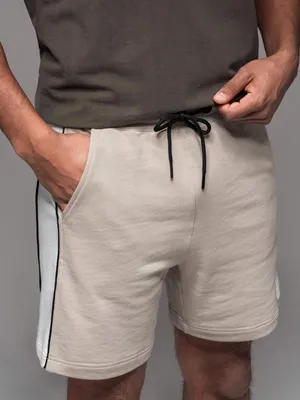Obrázek produktu pro Ombre Clothing Pánské teplákové kraťasy Yussra béžová XL