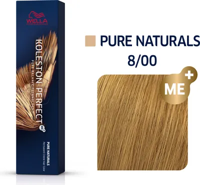 Produktbild von Wella Professionals Koleston Perfect Me+ Pure Naturals Professionelle permanente Haarfarbe 8/00 60 ml