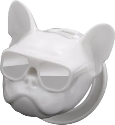 Imagen del producto de Cubierta para el botón de arranque del coche, con tacto cómodo, forma adorable, accesorio universal para el interior del vehículo, color blanco