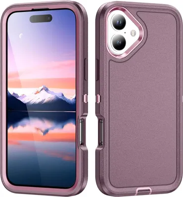 Produktbild von Mobigear Rugged iPhone 17 Hülle Hardcase Backcover Stoßfest - Lila