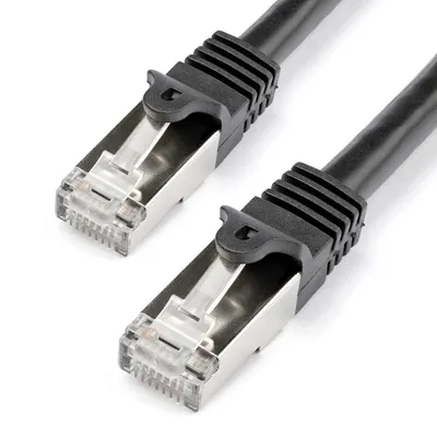 Immagine prodotto di StarTech.com N6SPAT1MBK cavo di rete Nero 1 m Cat6 SF/UTP (S-FTP)