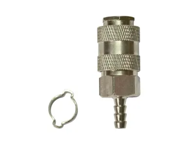 Zdjęcie produktu dla Złącze sprężonego powietrza Stanley Ø 6 x 11 mm z nyplem Orion, szybkozłącze do systemów węży powietrznych,