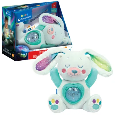 Productafbeelding van Pluche projector Arctic Bunny Northern Lights Clementoni 17594