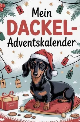 Produktbild von Adventskalender Dackel: 24 Türchen mit Geschichten, Sprüchen und Wissenswertem